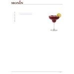 Monin Premium Wild Grape Flavoring Syrup 1 Liter - 4/Case