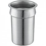 Server Stainless Steel 1 oz. Inset Pump with Lid for 2.5 Qt. Vegetable Inset Server Stainless Steel 1 oz. Inset Pump with Lid for 2.5 Qt. Vegetable Inset