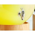 Acopa 5 Gallon Fishbowl Beverage Dispenser with Cork Lid and Wood Base Acopa 5 Gallon Fishbowl Beverage Dispenser with Cork Lid and Wood Base