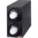 San Jamar C2953BK Sentry Black 3-Slot Vertical 8 - 44 oz. Countertop Cup Dispenser Cabinet San Jamar C2953BK Sentry Black 3-Slot Vertical 8 - 44 oz. Countertop Cup Dispenser Cabinet