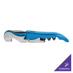 Franmara Duo-Lever Customizable Aquamarine Enamel Handle Waiter's Corkscrew 5400-08 Franmara Duo-Lever Customizable Aquamarine Enamel Handle Waiter's Corkscrew 5400-08