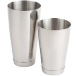Barfly® M37009 28 oz. & 18 oz. Stainless Steel 2-Piece Boston Cocktail Shaker Barfly® M37009 28 oz. & 18 oz. Stainless Steel 2-Piece Boston Cocktail Shaker