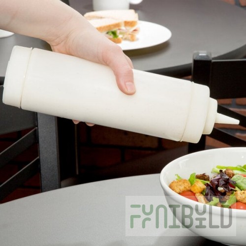 TableCraft 12463CF 24 oz. SelecTop Wide Mouth Dualway First In First Out 