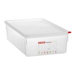 Araven 03037 Full Size Translucent Polypropylene Food Pan with Airtight Lid - 6