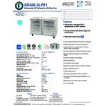 Hoshizaki Steelheart B Series UR48B-GLP01 48 Hoshizaki Steelheart B Series UR48B-GLP01 48