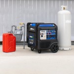 DuroMax 459 CC Tri Fuel Digital Inverter Portable Generator with CO Alert XP11000iHT - 9,000/11,000W, 120/240V