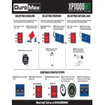 DuroMax 459 CC Tri Fuel Digital Inverter Portable Generator with CO Alert XP11000iHT - 9,000/11,000W, 120/240V