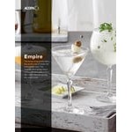 Acopa Empire 7 oz. Martini Glass - 12/Case