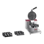 Estella WBMX1A Belgian Waffle Maker with Waffle on a Stick Plate - 120V, 1,340W