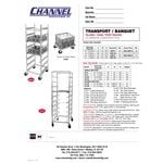 Channel OT-8 8 Tray Aluminum Oval Tray Rack - Assembled Channel OT-8 8 Tray Aluminum Oval Tray Rack - Assembled