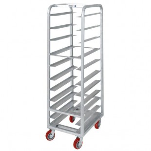 Channel AXD-UTR-11 11 Pan Heavy-Duty Aluminum Steam Table / Bun Pan Rack - Assembled Channel AXD-UTR-11 11 Pan Heavy-Duty Aluminum Steam Table / Bun Pan Rack - Assembled