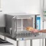 Solwave Ameri-Series Medium-Duty Stainless Steel Commercial Microwave with Push Button Controls - 208/240V, 1,800W Solwave Ameri-Series Medium-Duty Stainless Steel Commercial Microwave with Push Button Controls - 208/240V, 1,800W