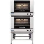 Moffat E23M3-P Turbofan Single Deck Half Size Electric Convection Oven with Mechanical Controls - 208V, 1 Phase, 2.7 kW