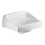 Sloan 3873003 Vitreous China Wall Mounted Backsplash Lavatory with 4