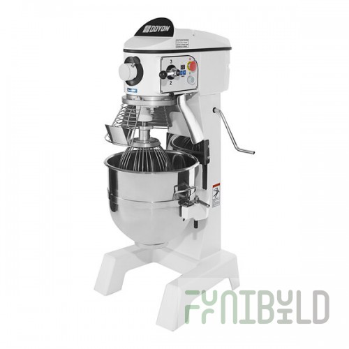 Doyon SM300 30 Qt. Commercial Planetary Floor Mixer with Guard - 120V, 1 hp