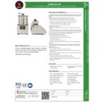 Sammic CK-38V Variable-Speed Combination Food Processor with 8.5 Qt. Stainless Steel Bowl, Continuous Feed - 3 hp Sammic CK-38V Variable-Speed Combination Food Processor with 8.5 Qt. Stainless Steel Bowl, Continuous Feed - 3 hp
