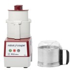 Robot Coupe R2N Combination Food Processor with 3 Qt. / 3 Liter Stainless Steel Bowl, Continuous Feed & 2 Discs - 1 hp