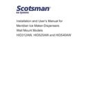Scotsman HID525AWX-1A Meridian® Wall-Mount Air-Cooled Nugget Ice Machine and Water Dispenser with Hands-Free Dispensing - 25 lb. Bin Capacity Scotsman HID525AWX-1A Meridian® Wall-Mount Air-Cooled Nugget Ice Machine and Water Dispenser with Hands-Free Dispensing - 25 lb. Bin Capacity