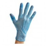 Noble Powder-Free Disposable Clear 3 Mil Thick Vinyl Gloves for Foodservice - Large - 1,000/Case