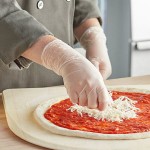 Noble Powder-Free Disposable Clear 3 Mil Thick Vinyl Gloves for Foodservice - Large - 1,000/Case