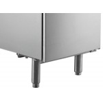 Avantco FF50 Natural Gas 50 lb. Stainless Steel Floor Fryer - 120,000 BTU