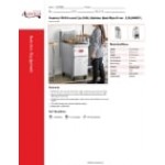Avantco FF50 Natural Gas 50 lb. Stainless Steel Floor Fryer - 120,000 BTU