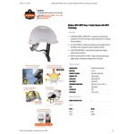 Ergodyne Skullerz 8974-MIPS White Class E Safety Helmet with MIPS Technology and 6-Point Ratchet Suspension Ergodyne Skullerz 8974-MIPS White Class E Safety Helmet with MIPS Technology and 6-Point Ratchet Suspension