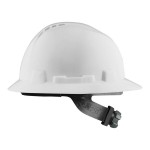 Lift Safety Briggs White 4-Point Ratchet Suspension Vented Full Brim Hard Hat HBFC-7W
