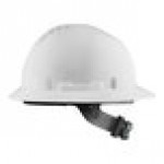 Lift Safety Briggs White 4-Point Ratchet Suspension Vented Full Brim Hard Hat HBFC-7W