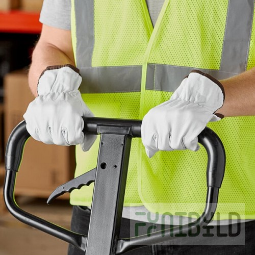 Cordova Gray Premium Grain Goatskin Leather Driver's Gloves - Vendpacked - Medium - Pair