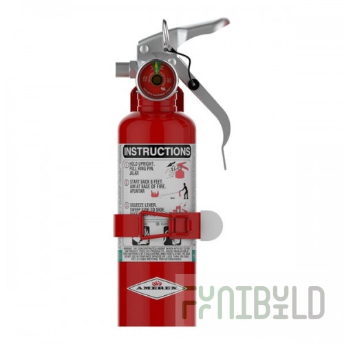 Amerex A384T Halotron I 1.4 lb. Fire Extinguisher with Nozzle 14400 - UL Rating 1B:C