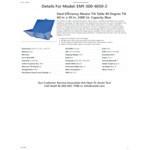 Vestil Efficiency Master Blue Tilt Table with 60 Vestil Efficiency Master Blue Tilt Table with 60
