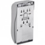 San Jamar SH970SS Summit Rely Silver Hybrid Automatic Hand Soap, Sanitizer, and Lotion Dispenser - 5 1/2 San Jamar SH970SS Summit Rely Silver Hybrid Automatic Hand Soap, Sanitizer, and Lotion Dispenser - 5 1/2