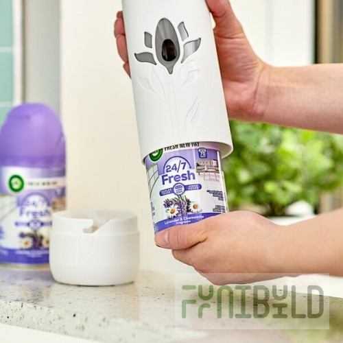 Air Wick RAC85595 5.89 oz. Lavender and Chamomile Scented Fragrance Refill Canister - 2/Pack