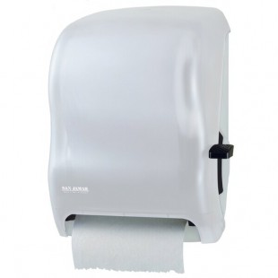 San Jamar T1100WH Classic Lever Roll Towel Dispenser - White San Jamar T1100WH Classic Lever Roll Towel Dispenser - White