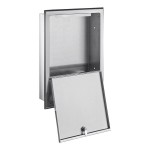 Lavex Stainless Steel C-Fold Recessed Paper Towel Dispenser Lavex Stainless Steel C-Fold Recessed Paper Towel Dispenser