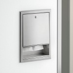 Lavex Stainless Steel C-Fold Recessed Paper Towel Dispenser Lavex Stainless Steel C-Fold Recessed Paper Towel Dispenser