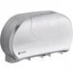 San Jamar R4070SS Summit Double Roll Jumbo Toilet Tissue Dispenser - Silver San Jamar R4070SS Summit Double Roll Jumbo Toilet Tissue Dispenser - Silver