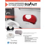 San Jamar R4070SS Summit Double Roll Jumbo Toilet Tissue Dispenser - Silver San Jamar R4070SS Summit Double Roll Jumbo Toilet Tissue Dispenser - Silver