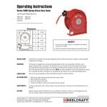 Reelcraft A5850 OLP Series 5000 1/2 Reelcraft A5850 OLP Series 5000 1/2