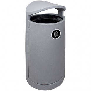 Busch Systems Euro 104421 36 Gallon LDPE Decorative Waste Receptacle Busch Systems Euro 104421 36 Gallon LDPE Decorative Waste Receptacle