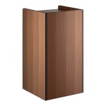 Lancaster Table & Seating Waste 35 Gallon Walnut Waste Receptacle Enclosure with Lancaster Table & Seating Waste 35 Gallon Walnut Waste Receptacle Enclosure with