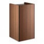 Lancaster Table & Seating Waste 35 Gallon Walnut Waste Receptacle Enclosure with Lancaster Table & Seating Waste 35 Gallon Walnut Waste Receptacle Enclosure with