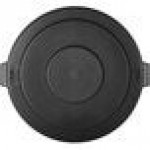 Carlisle 84105603 Bronco 55 Gallon Black Flat Round Trash Can Lid Carlisle 84105603 Bronco 55 Gallon Black Flat Round Trash Can Lid