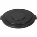 Carlisle 84105603 Bronco 55 Gallon Black Flat Round Trash Can Lid Carlisle 84105603 Bronco 55 Gallon Black Flat Round Trash Can Lid