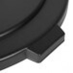 Carlisle 84105603 Bronco 55 Gallon Black Flat Round Trash Can Lid Carlisle 84105603 Bronco 55 Gallon Black Flat Round Trash Can Lid