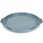 Rubbermaid® FG263100GRAY BRUTE 32 Gallon Gray Round Trash Can Lid