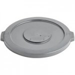 Lavex 20 Gallon Gray Round Commercial Trash Can / Ingredient Bin Lavex 20 Gallon Gray Round Commercial Trash Can / Ingredient Bin