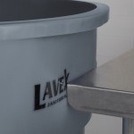 Lavex 20 Gallon Gray Round Commercial Trash Can / Ingredient Bin Lavex 20 Gallon Gray Round Commercial Trash Can / Ingredient Bin
