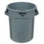 Lavex 20 Gallon Gray Round Commercial Trash Can / Ingredient Bin Lavex 20 Gallon Gray Round Commercial Trash Can / Ingredient Bin